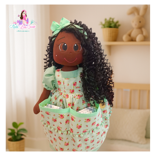 Aula Com Molde Boneca de Pano Tiana – Porta Fraldas & Boneca para Brincar